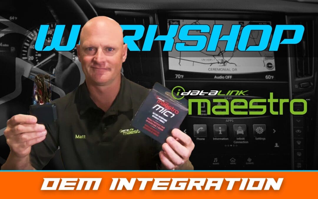 MAESTRO | OEM INTEGRATION | WORKSHOP