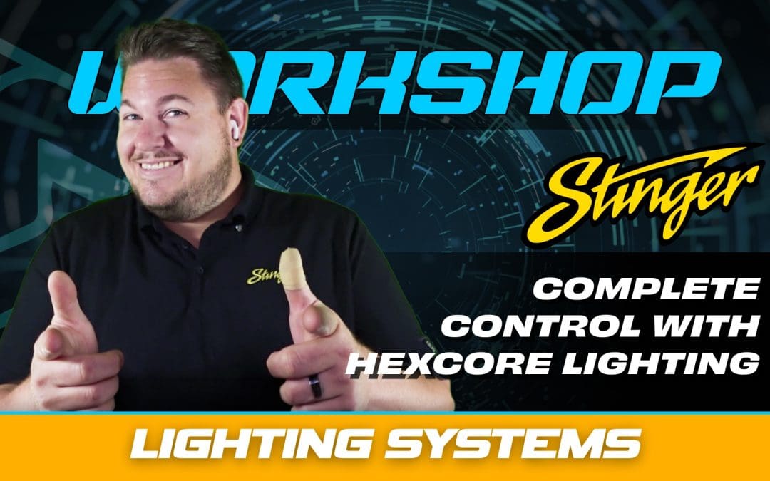 Take complete control of your Stinger HEXCORE lighting system