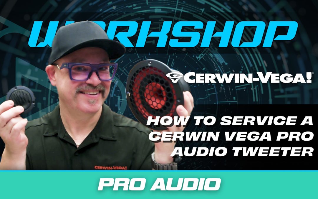 HOW TO SERVICE A CERWIN VEGA PRO AUDIO TWEETER